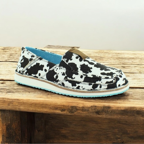 Cow Print Loafers - Picture 2 of 4